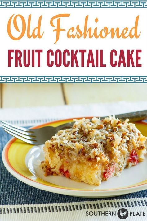 Fruit Cocktail Muffins, Fruit Cocktail Cake Recipe, Desserts With Fruit Cocktail, Fruit Cocktail Recipes Desserts, Fruitcocktail Cake Recipe, Fruit Cocktail Cake With Box Cake, Recipes Using Fruit Cocktail, Fruit Cocktail Dump Cake, Fruit Cocktail Dessert