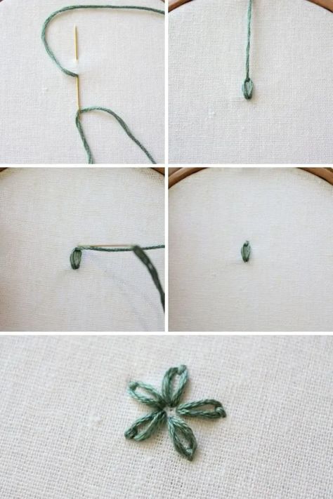 Embroidery Small Flowers Patterns, Small Daisy Embroidery, Embroidery Mini Flowers, Small Flower Embroidery Designs Easy, Small Easy Embroidery Ideas, Hand Embroidery Small Flowers, Small Flower Embroidery Patterns, Embroidery Small Designs, How To Embroider Small Flowers