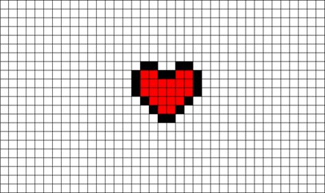 Heart Pixel Art Hearts Pixel Art, Minecraft Heart Pixel Art, Pixel Art Small Easy, Pixel Art 24x24, Heart Pixel Art, Pixel Art Heart, Cute Small Pixel Art, Pixel Art Facil, Pixel Art Love