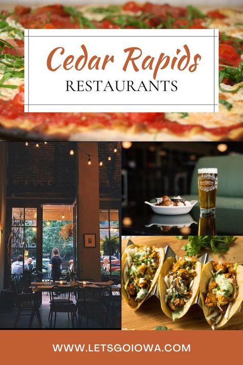 Cedar Rapids Iowa Things To Do In, Pizza Tacos, Iowa Travel, Porterhouse Steak, Family Vacation Planning, Cedar Rapids Iowa, Quick Lunch, Travel Plan, Supper Club