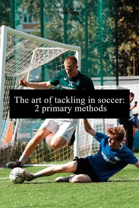 Tackling in soccer is an art which must be mastered with precision. Learn about the two primary tackling methods, shoulder charge and slide tackle, while understanding how to avoid injuries. This guide sheds light on the right techniques, rules, and safe practices.    #soccer #soccertips #soccerblog #youthsoccer #fifa #usyouthsoccer #nays #gftskills #globalfutboltraining #bestsoccertraining #onlinesoccerskills #sportsmaturity Slide Tackle, Soccer Injuries, Colorado Rapids, Seattle Sounders, Soccer Practice, Soccer Tips, Shin Splints, Youth Soccer, Soccer Skills