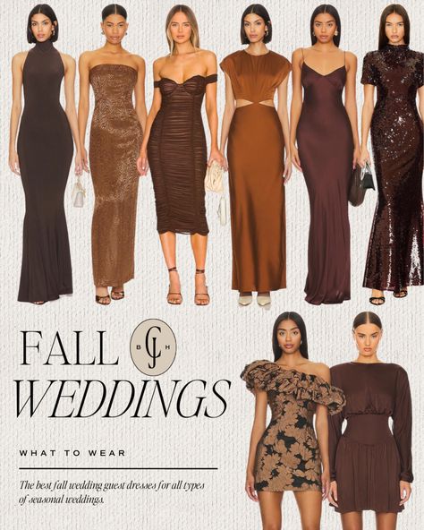 Fall Outfits Wedding Guest, Wedding Guest Dress Code Color Scheme, Fall Wedding Dress Ideas, Wedding Guest Dress Ideas, Fall Wedding Dress, Becky Hillyard, Cella Jane, Puff Vest, Wedding Dress Ideas