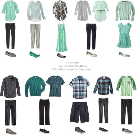 . Mint Green Family Picture Outfits, Green Family Picture Outfits, Engagement Picture Outfit Ideas, Mint Outfits, Spring Engagement Pictures, Picture Outfit Ideas, Mint Outfit, Engagement Picture Outfits, Dawn Photography