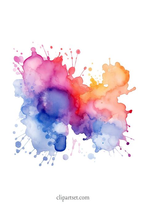 watercolor, splash, clipart, vibrant, paint, elements, DIY, crafts, invitations, design, digital, artistic, colorful, abstract, brush, strokes, artistic, hand-painted, PNG, graphics, illustration Japan Clipart, Watercolor Splash Png, Watercolour Splash, Watercolor Practice, Tool Logo, Watercolor Splatter, Watercolor Backgrounds, Observational Drawing, Vibrant Watercolor