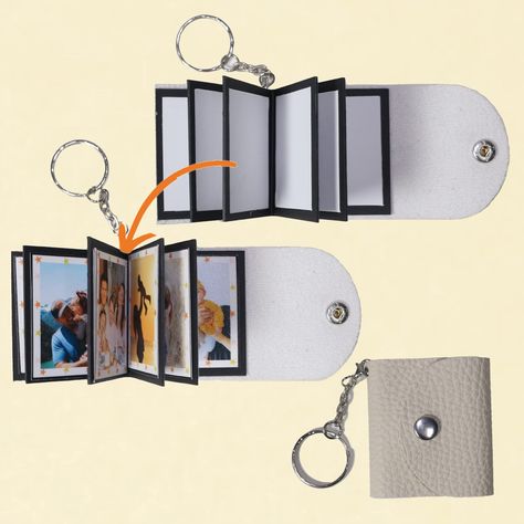 PRICES MAY VARY. Pull On closure 1. Uniqicon's DIY mini leather photo albums and picture keychains aren't just gifts, they're a fun and easy Do It Yourself project. With the self adhesive tape included, you can easily print out your photos and stick them in yourself, creating a unique and personalized gift that your loved ones will cherish forever. Perfect for Mother's and Father's Day, Uniqicon's custom photo albums and keychains make great gifts that you can enjoy making yourself. 📷💕 2. 🎁 O Keychain With Picture, Mini Photo Books, Custom Photo Albums, Leather Photo, Leather Photo Albums, Ring Keychain, Picture Hook, Mini Cute, Photo Keychain