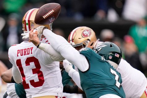 Super Bowl LVII: Why Eagles vs Chiefs will be a historic occasion | CNN Josh Johnson, Trey Lance, Nfc Championship, Trent Williams, 49ers Quarterback, Brock Purdy, Christian Mccaffrey, Cinderella Story, Nfl History