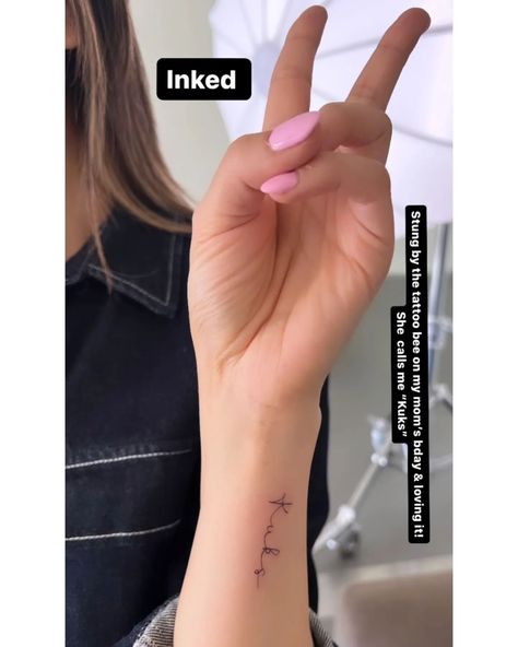 After celebrating Neetu Kapoor's birthday in Switzerland, her daughter, Riddhima Kapoor Sahni, posted glimpses of getting her hand inked with a tattoo specially dedicated to the former. #neetukapoor #neetusingh #riddhimakapoorsahni #riddhimakapoor #birthdaywish #birthdayparty Riddhima Kapoor, Neetu Singh, A Tattoo, Birthday Wishes, Entertainment News, Switzerland, Birthday Party, Entertainment, Tattoos