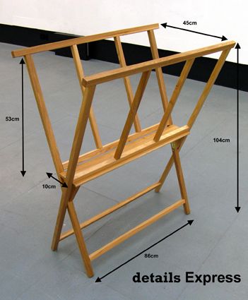 Diy Print Display Stand, Diy Print Display, Diy Art Print Display Rack, Poster Display Rack, Poster Storage, Art Fair Display, Artist Studio Space, Art Fair Booth, Art Studio Storage