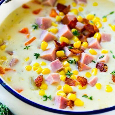 Corn Chowder With Ham, Soup With Leeks, Ham Chowder, Ham And Potato Soup, Leek Recipes, Hormel Recipes, Slow Cooker Ham, Leftover Ham Recipes, Ham Soup