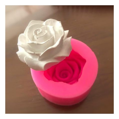 PRICES MAY VARY. The price includes 2 Pcs rose molds which are EASY TO DEMOLD. Mold Size: Approx. 6*3.2cm/55g. Finished Size: 5.5*3cm These soft candy molds can be used for birthday parties, baby showers, graduation ceremonies, proms, family decorations and other occasions. Suitable for making cake, fondant, mousse cake, pudding, chocolate, jelly pudding, fruit pie, cubes, ect. Simply pour your favorite ingredients in the mold, and keep the ingredients static until completely formed. This flexib Rose Molds, Săpunuri Handmade, Jelly Candy, Hari Valentine, Formy Silikonowe, Silicone Molds Baking, Diy Cake Decorating, 3d Cake, Flower Molding