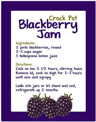 Blackberry Recipes, Jam Recipes Homemade, Canning Jam, Repeat Crafter Me, Blackberry Jam, Jam And Jelly, Jelly Recipes, Homemade Jam, Crock Pot Slow Cooker