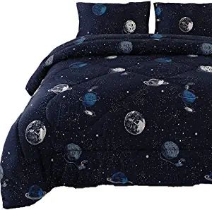 Dark Blue Comforter, Outer Space Room, Space Comforter, Full Size Bed Sets, College Boy, Galaxy Bedding, Full Size Comforter Sets, Full Size Comforter, Kids Twin Bed