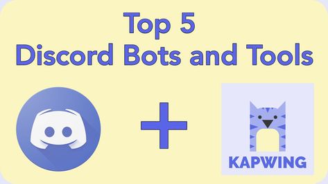 Creating a Discord server can be tough and scary. We did a ton of research to improve Kapwing's Discord community and these are our favorite top five bots and tools that helped us out. Discord Bots To Use, Discord Server Template, Discord Game, Online Gif, Welcome Images, Guide Sign, How To Make Animations, Top Five, A Perfect Circle