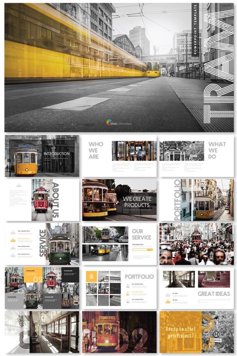 Discover more transportation presntation Template at Slide Members. 
Easy customizable contents, Editable charts and Drag & Drop Images. Types Of Infographics, Photobook Layout, Presentation Slides Design, Effective Presentation, 포트폴리오 레이아웃, Presentation Design Layout, Page Layout Design, Slides Design, Portfolio Design Layout