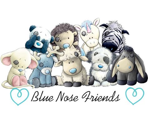 Tatty Teddy & My Blue Nose friends © Baby Elephant Nursery, Blue Nose Friends, Baby Animal Drawings, Bear Images, Friends Poster, Nose Drawing, Baby Posters, Baby Couture, Tatty Teddy