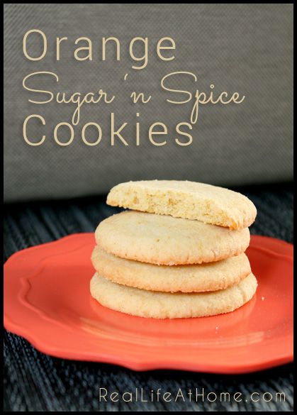 Delicious and Light Orange Sugar 'n Spice Cookies Cardamon Cookies, Cardamom Cookies Recipe, Spice Cookie Recipes, Cardamom Cookies, Orange Cardamom, Food Deserts, Fruit Pies, Happy Rock, Orange Cookies