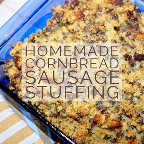 Sausage Stuffing Thanksgiving, Stuffing Cornbread, Cornbread Sausage Stuffing, Stove Top Stuffing Recipes, Country Sausage, Cornbread Stuffing Recipes, Sausage Cornbread Stuffing, Sausage Stuffing Recipe, Stove Top Stuffing Mix