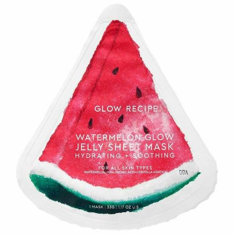 Watermelon Jelly, Glow Recipe Watermelon, Watermelon Glow Sleeping Mask, Watermelon Glow, Glow Recipe, Skin Mask, Hydrating Mask, Sleeping Mask, Sheet Mask