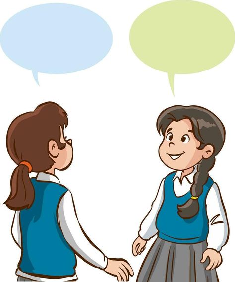 vector illustration of  little cute students studying talking Student Studying Drawing, Talking Drawing, Student Illustration, Student Clipart, Student Cartoon, English Learning Books, Learning Books, Box Crafts, Cardboard Box Crafts