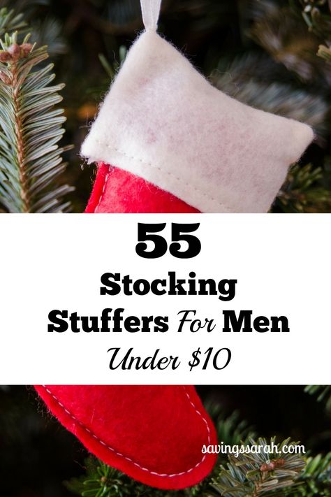 Stocking stuffers can take a real bite out of your gift budget if you are not careful. Thankfully, some great price-friendly options are available. Check out these 55 Stocking Stuffers for Men Under $10 Boyfriend Stocking Stuffers, Stuff For Men, Stocking Stuffers For Teens, Stocking Stuffers For Men, Budget Gift, Best Stocking Stuffers, Stocking Stuffer Gifts, Santa Gifts, Christmas Stocking Stuffers