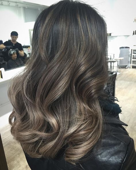 From black hair to gorgeous light ash brown that just melts❤️❤️❤️ The integrity of my clients hair is so intact because of the magic potion of @ultrabondseal! And the curls done by @hairby.kd Ash Brown Hair Balayage, Brown Hair Cuts, Coffee Brown Hair, Ash Brown Hair Color, Coffee Hair, Light Ash Brown, Black Hair Balayage, Brown Hair Looks, Ash Brown Hair