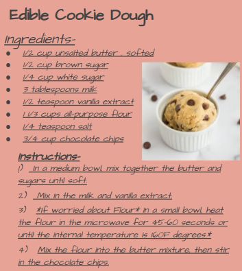 Quick Edible Cookie Dough, How To Make Edible Cookie Dough, Edible Cookie Dough Easy, Edible Cookie Dough Recipe For Two, Easy Edible Cookie Dough, Edible Chocolate Chip Cookie Dough, Cookie Dough Ingredients, Edible Cookie Dough Recipe, Homemade Cookbook