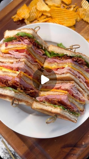 BRITSCOOKIN on Instagram: "Club Sandwich, a classic 🥪 #sandwich #yum #easyrecipes #southernfood #cajun" Clubhouse Sandwich, Sandwich Recipe Videos, Cold Sandwich Recipes, Club Sandwich Recipes, Summer Sandwiches, Cold Sandwiches, Classic Sandwich, Sub Sandwiches, Sandwich Shops