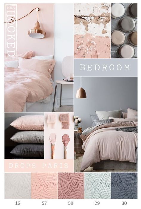 color scheme? but less pink dominant and more mint/navy Blush Bedroom, Dekorasi Kamar Tidur, Gold Bedroom, Grey Bedroom, Trendy Bedroom, Gray Bedroom, Pink Bedroom, Bedroom Paint, Blue Bedroom