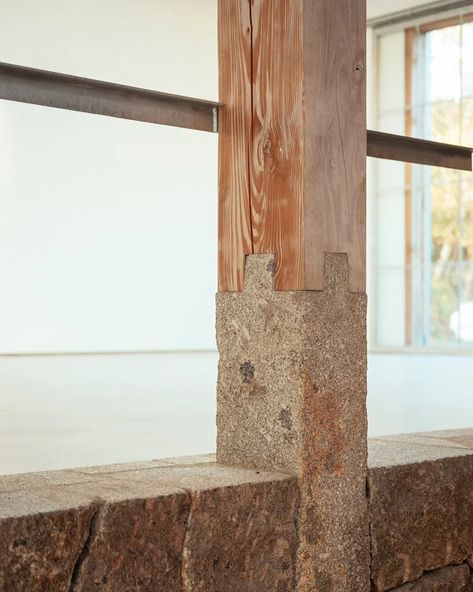 Assemblage Architecture, Slow Architecture, Column Architecture, Architectural Trends, Cornwall House, Mass Timber, Cork Panels, Building Details, Barn Pictures