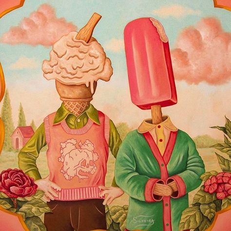 RAFAEL SILVEIRA Gumby And Pokey, Surealism Art, Arte Peculiar, Gallery Website, Lowbrow Art, Pop Surrealism, Sweet Memories, Surreal Art, Art Classes