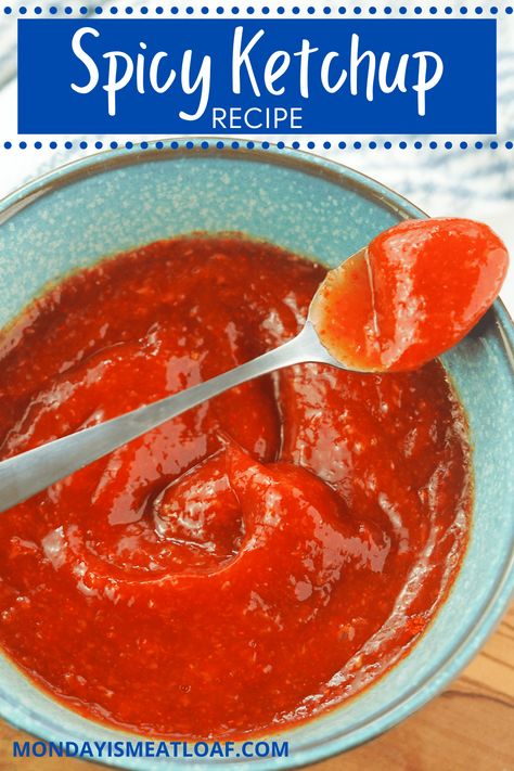 Ketchup Based Dipping Sauce, Homemade Spicy Ketchup, Hot Ketchup Recipe, Ketchup Sauce Recipes, Spicy Ketchup Dipping Sauce, Whataburger Spicy Ketchup Recipe, Korean Ketchup, Sriracha Ketchup Recipe, Jalapeno Ketchup Recipe