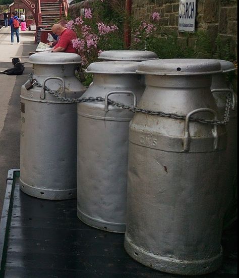 Goathland Station, Milk Churn, Jack And The Beanstalk, Milk, Roses