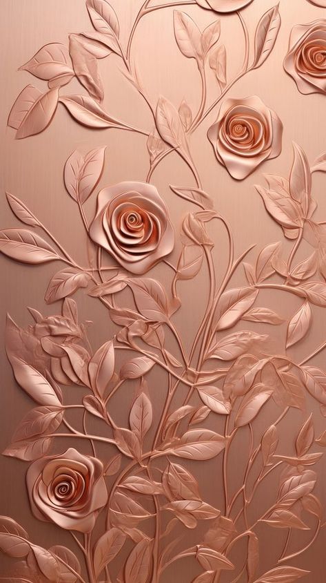 Vine bas relief small pattern oil paint rose art flower. | premium image by rawpixel.com / Ake Flower Texture Pattern, Iphone Wallpaper Rose Gold, Wallpaper Rose Gold, Texture Png, Vintage Paper Printable, Rose Gold Backgrounds, Vampire Illustration, Wallpaper Rose, Cute Wallpapers For Ipad