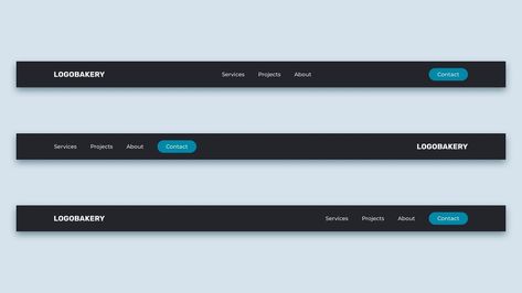 This free design and web development course will use Flexbox and basic HTML to create 3 different navbar designs. You'll see some examples of how Flexbox properties like 'align-items', 'justify-content', and 'order' can be used to quickly spin up new web designs. #css Css Tutorial, Slider Bar, Css Grid, News Web Design, Navigation Design, Web Programming, Navigation Bar, Html Templates, Html Css