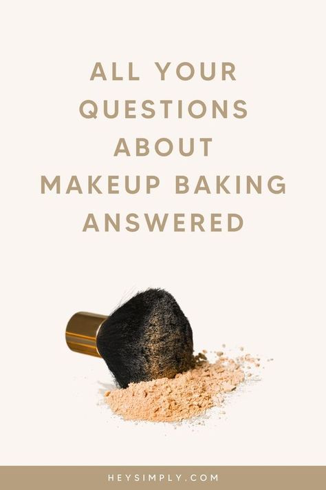 Makeup, Baking How To Bake Your Face Make Up How To Apply, Bake Makeup, Baked Makeup, What Is Purpose, Face Baking, Apply Concealer, Baking Makeup, Small Twist, How To Apply Concealer