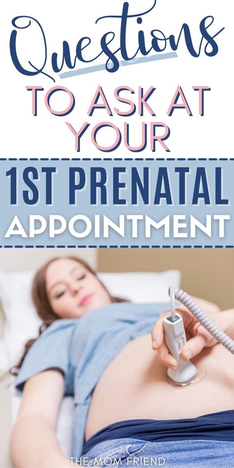 First time mom? Here are the essential questions to ask at your first prenatal appointment. Make sure you bring these 20+ questions up with your doctor so you have all the information and tools for a smooth and healthy pregnancy. These are the most important 1st prenatal appointment questions out there! First Prenatal Appointment Questions, Questions For First Prenatal Visit, Questions To Ask At First Prenatal Visit, 8 Week Ultrasound, Pregnancy List, First Prenatal Visit, First Prenatal Appointment, Pregnancy Doctor, Ivf Tips