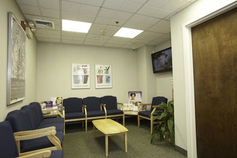 Gp Surgery Waiting Room, Waiting Room Doctor, Cute Waiting Room, Therapist Waiting Room, Waiting Room Aesthetic, Cozy Waiting Room, Doctors Office Waiting Room, Psychiatrist Office, Cow Abduction