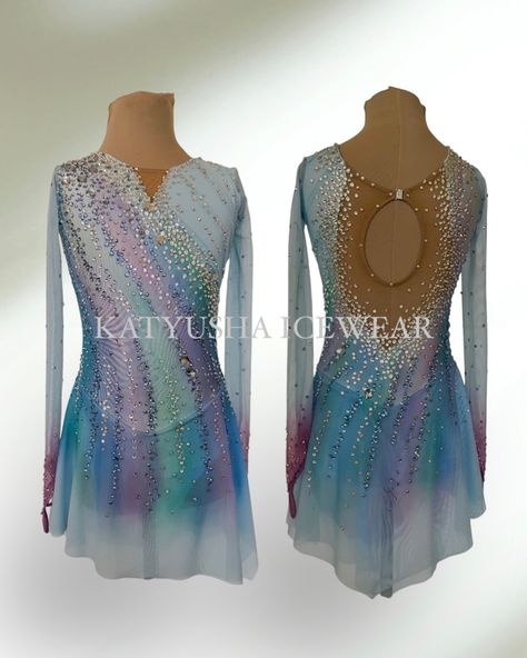 Pastels 🩵 Light blue Custom- Made Figure Skating Dress •Each of my designs are original and unique, please refrain from remaking or copying . © KATYUSHA ICEWEAR 2024. All rights reserved. Unauthorized reproduction of my figure skating dresses is prohibited. www.katyushaicewear.com -INTERNATIONAL SHIPPING AVAILABLE -For Inquiries/Service related information send an email to katya@katyushaicewear.com #qалександратрусова #вечерниеплатья #камилавалиева #pattinaggio #patinageartistique ... Custom Figure Skating Dresses, Ice Skating Costumes, Skating Costume, Figure Skating Dress, Skating Dress, Figure Skating Dresses, Skating Dresses, Ice Skating, Figure Skating