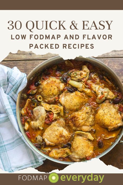 Easy Fodmap Recipes, Low Fodmap Chicken Recipes, Fodmap Chicken Recipes, Braised Dishes, Fodmap Chicken, Fodmap Recipes Dinner, Low Fodmap Chicken, Low Fodmap Recipes Dinner, Fodmap Meal Plan