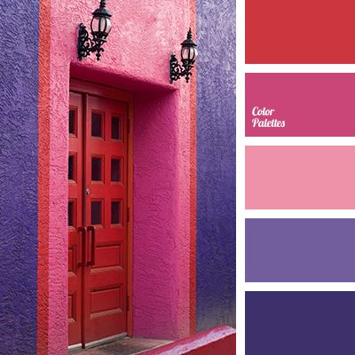 Distinct, self-sufficing colours in expanded spectrum: from rich red to deep dark blue hues indicate the emotional power, hidden behind a melancholic calmn. Red Purple Color Palette, Pallets Color, In Color Balance, Palettes Color, Combination Color, Color Palette Ideas, Purple Color Palettes, Piano Bar, Red Colour Palette