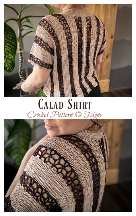 Calad Shirt Crochet Pattern - Crochet & Knitting Calad Shirt Pattern, Crochet Button Up Free Pattern, Calad Shirt Crochet Pattern Free, Shirt Crochet Patterns Free, Crochet Button Up Shirt Pattern Free, Crochet Button Top, Crochet Top Free Patterns, Free Crochet Shirt Patterns, Crochet Shirt Pattern Free