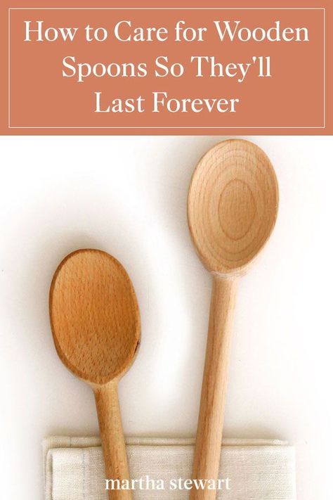 Wooden Spoon Care, How To Clean Wooden Utensils, How To Clean Wooden Spoons, Clean Wooden Spoons, Wooden Decking, Wood Kitchen Utensils, Kitchen Spoons, Kitchen Basics, Wood Utensils