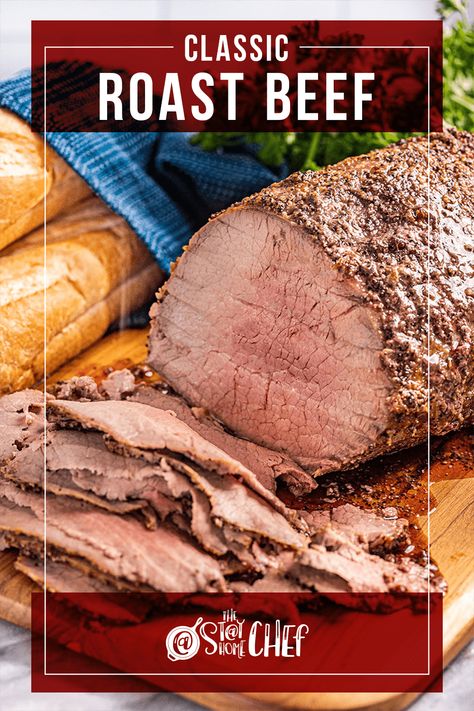 Classic Roast Beef, Classic Roast, Roast Beef Dinner, Leftover Roast Beef, Cooking Roast Beef, Stay At Home Chef, Roast Beef Sandwiches, Cook Dinner, Good Roasts