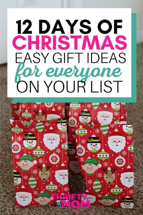 Celebrating the 12 days of Christmas? Try these unique, inexpensive gifts for everyone on your list! These ideas for kids are perfect for classroom parties. Use the ideas for men and women for friends or coworkers at your Secret Santa party. #christmas #partyideas #giftideas Christmas Gifts List, 12 Days Of Christmas Gifts, Secret Santa Party, Novelty Gifts For Men, Christmas Budget, 12 Days Of Xmas, Inexpensive Gifts, The 12 Days Of Christmas, Christmas Gifts For Coworkers