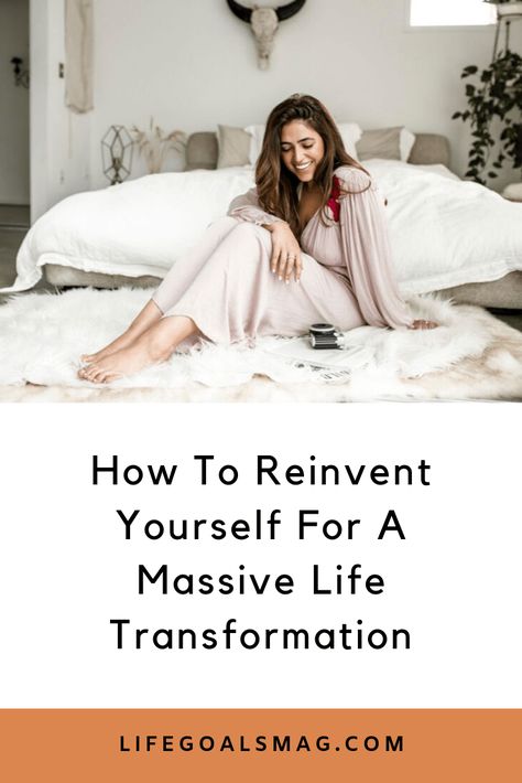 How To Reinvent Yourself For A Massive Life Transformation Woman Code, Self Transformation, Working On Yourself, Entrepreneurial Mindset, Reinvent Yourself, Life Transformation, Personal Growth Plan, Reaching Goals, Leaving Facebook