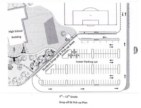 Parking Plan Architecture Layout, Car Drop Off Design Architecture, Highschool Layout Plan, Drop Off Design Architecture Plan, Parking Lot Floor Plan, Bus Parking Design Plan, Parking Layout Plan, Parking Design Plan, Parking Lot Plan