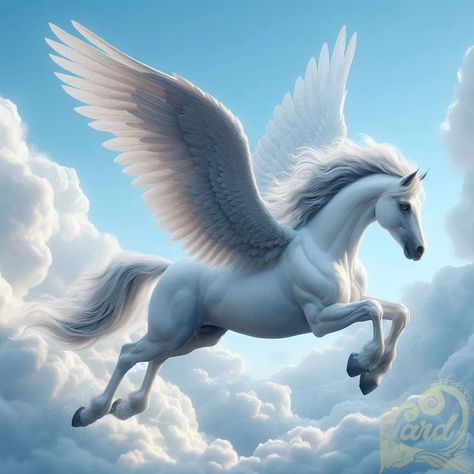 https://card9.com/ai/white-horse-has-wings Angel Horse, Horse With Wings, White Pegasus, Angels Bible, Pegasus Art, Birds Photography Nature, God Pics, Unicorn Images, Pegasus Unicorn