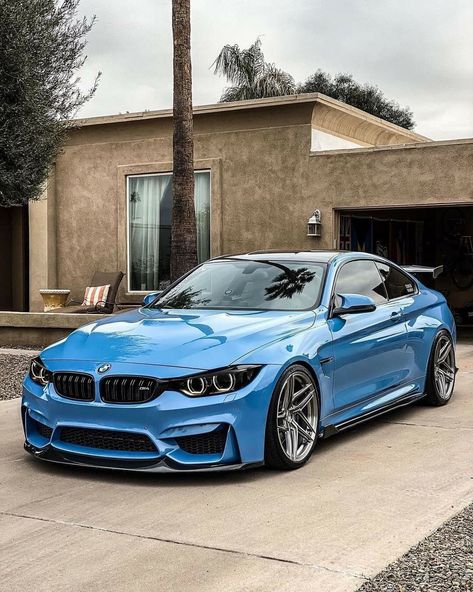 Blue Bmw, Bmw M4, Driveway, Bmw Car, Trees, Bmw, Cars, Blue