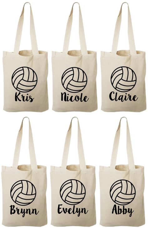 SET OF SIX Custom Volleyball Party Favor Bags Six types of bags to choose from - - 6 x 6 inch natural cotton - 6 x 6 inch white cotton - 8 x 8 inch natural cotton - 8 x 8 x 1.5 inch canvas - 9 x 11 x 1.2 inch natural cotton - 11 x 13 x 1.2 inch natural cotton Eco Friendly 100% cotton can be reused! Care Instructions - Machine wash using cold water cycle to avoid shrinking. Do not dry in machine dryer, this may cause shrinkage. You may find that the bag looks a little crumpled when it comes out o Volleyball Goodie Bags, Volleyball Snack Bags, Volleyball Treat Bags, Volleyball Goodie Bag Ideas, Volleyball Party Ideas, Volleyball Snacks, Volleyball Bag Tags, Shark Party Favors, Volleyball Party