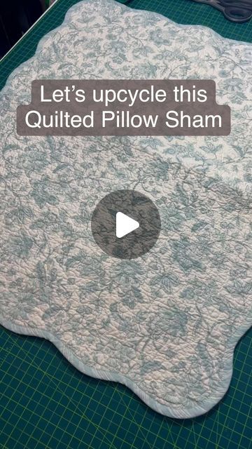 Heather Whitworth on Instagram: "Repurpose, Reuse, Reincarnate….however you want to say it, I love giving new life to old things. This quilted pillow sham was really cute and great quality, but it just didn’t go with any of our beds/pillows, and virtually had no use in my home as is. But now… I have multiple places for it to go. 
✂️🧵🪡 #sewingiscool #upcycler #smallbusinessowner #shadesofheatherdesigns #seamstressesofinstagram #sewist #seamstresslife #lovetosew #makersgonnamake #patternmaking #creator #sewingcheaperthantherapy #sewing #jukiindustrial #quilter #fabricholic #quiltedpears #etsyshopowner #handmade #repurposed #seamstresslife #momswhosew #imadeit #seweveryday #handmadewithlove" Linen Quilts Patchwork, Pillow Shams Ideas, Ideas For Old Quilts, Pillow Shams Diy How To Make, Old Bedsheet Reuse Ideas, Quilt Upcycle Ideas, Things To Make From Old Quilts, Repurpose Old Quilts Upcycling Ideas, Things To Make With Old Quilts